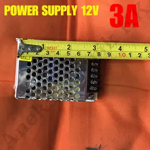 POWER SUPPLY 12V 3A JARING Trafo 3 A Adaptor 3Ampere LED STRIP CCTV