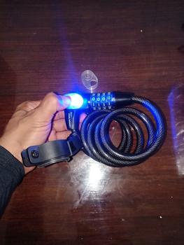 Product Review of Kunci Sepeda Polygon With Key Number & Light from Tokopedia customer review 1