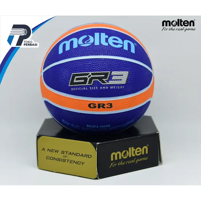 Bola Basket MOLTEN GR3 ORIGINAL(Anak anak)free pentil jaring