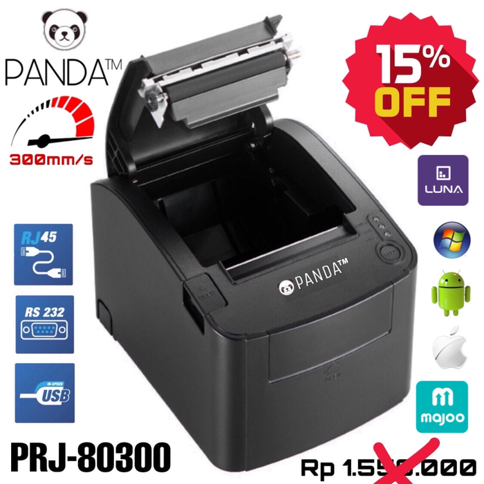 Gambar POS RECEIPT MINI PRINTER KASIR KERTAS 80 MM THERMAL(EPSON/STAR SUPORT) dari PANDA-TM Kota Administrasi Jakarta Barat Tokopedia