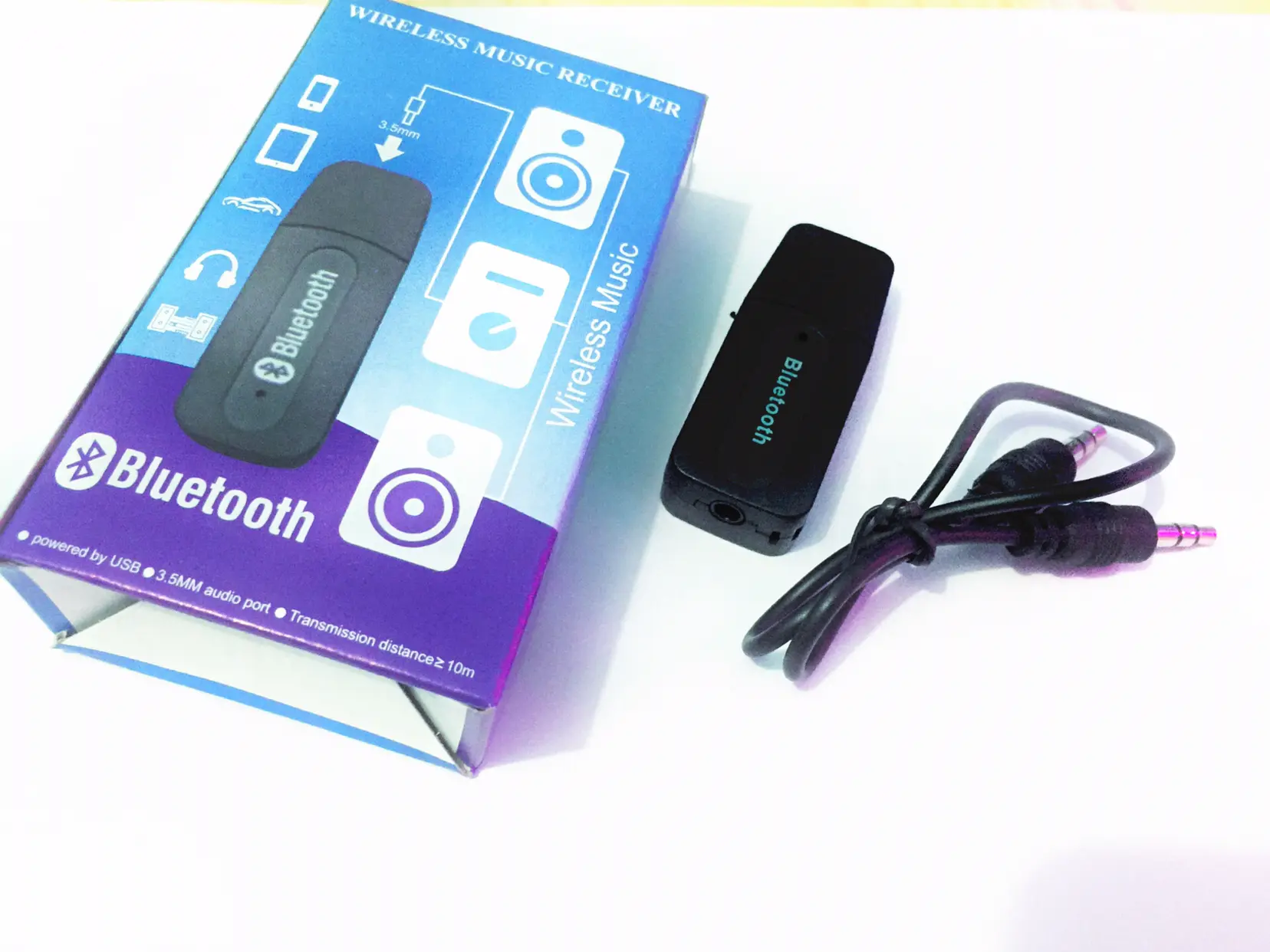 3.5mm Stereo USB Bluetooth Audio Music Receiver