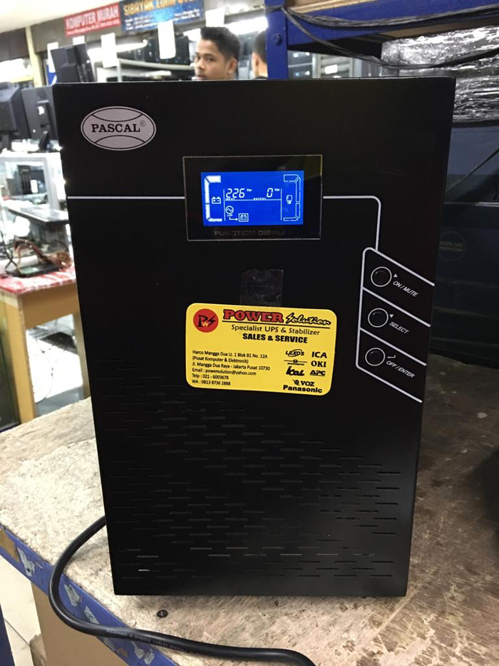 Jual Ups Pascal PCL2000H1 - Ups Online Sine wave 2000Va / 1800watt ...