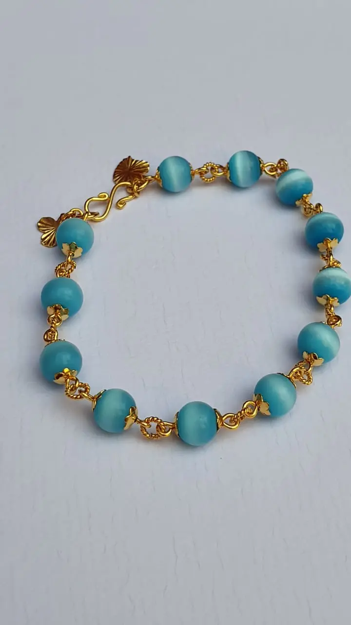Gelang Manik Manik Cat Eye Mata Kucing