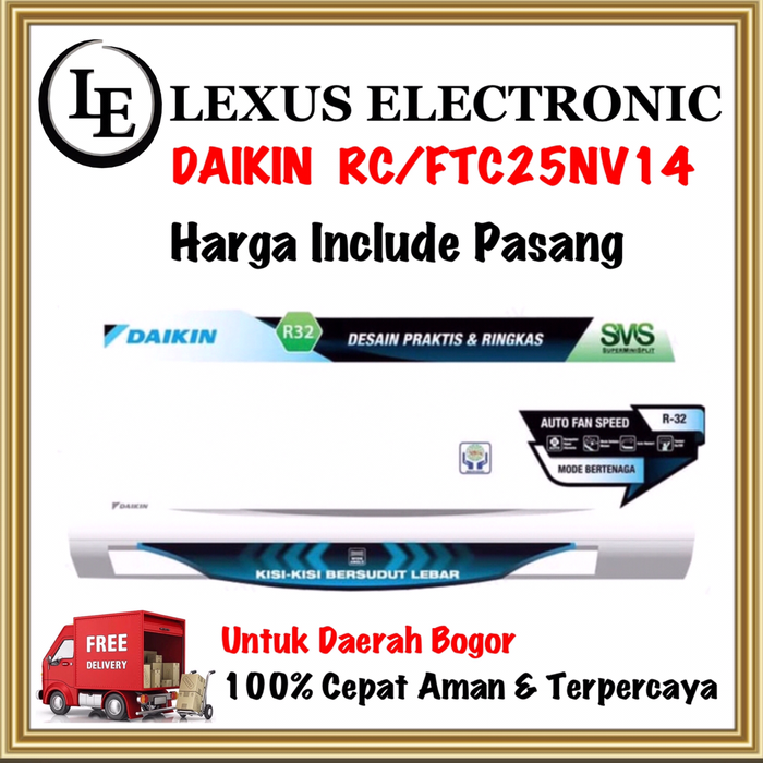 Gambar AC THAILAND 1 PK AC DAIKIN 1PK DAIKIN RC/FTC25NV14 AC STANDAR 1PK dari lexus electronic mall Kota Bogor Tokopedia