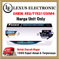 Gambar FTKQ15SVM4 | RKQ15SVM4 | AC DAIKIN 1/2PK | R32 | THAILAND INVRTER dari lexus electronic mall Kota Bogor 1 Tokopedia
