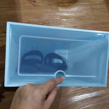 Product Review of 1 SET/ 3PCS KOTAK SEPATU/SANDAL TRANSPARAN/SHOES BOX/RAK SEPATU from Tokopedia customer review 1