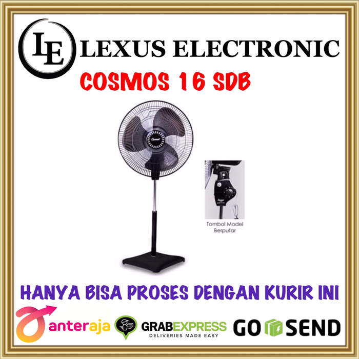 Gambar KIPAS ANGIN - KIPAS ANGIN COSMOS - KIPAS ANGIN BERDIRI | 16SDB | 16 dari lexus electronic mall Kota Bogor Tokopedia