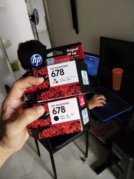 Product Review of Tinta Catridge HP 678 Black Colour Original Garansi Resmi from Tokopedia customer review 0