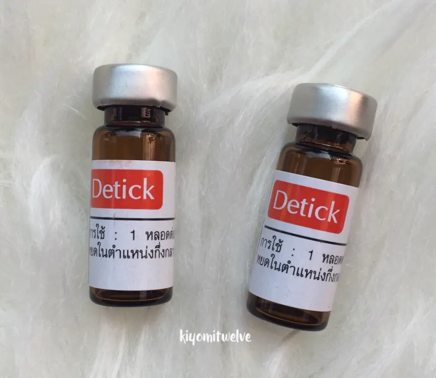 Obat Kutu Kucing Anjing Detick 1ml berat badan 1-10kg