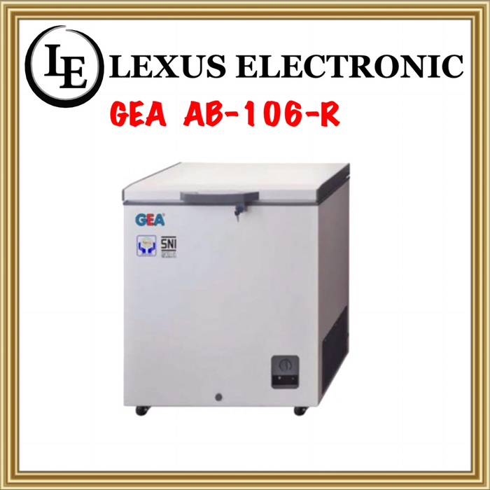 Gambar FREEZER GEA | GEA AB106R | AB 106 R | AB-106-R | FREEZER 102 LITER dari lexus electronic mall Kota Bogor Tokopedia
