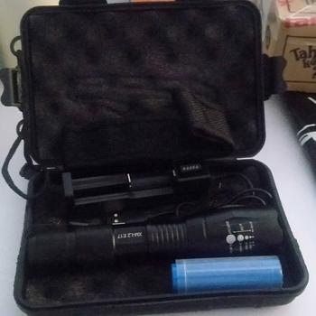 Product Review of TaffLED PAKET Senter LED Rechargeable Aluminium CREE XM-P50 8000L from Tokopedia customer review 0