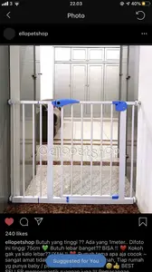 Pagar pembatas hewan / kandang pagar anjing kucing / pintu penghalang