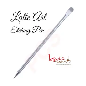 Latte Art Etching Pen - Alat bantu dekorasi Barista Coffee cappuccino