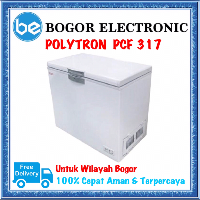 Gambar CHEST FREEZER MURAH | CHEST FREEZER POLYTRON | PCF317 | PCF 317 dari Bogor Electronic Kota Bogor Tokopedia