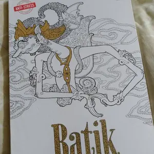 Art Therapy : Coloring Postcards - Batik