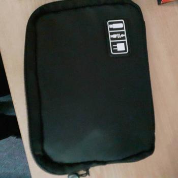 Product Review of BudgetGadget Tas Gadget Organizer Pouch Travel Bag Portable Case from Tokopedia customer review 1