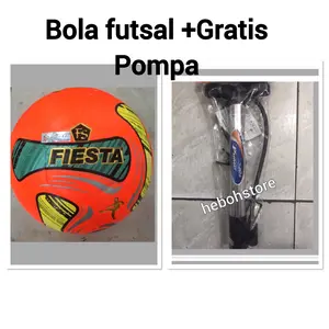 Bola Futsal Fiesta HOLOGRAM ORIGINAL BONUS POMPA STANLIES SERBA GUNA
