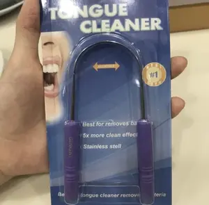 alat pencegah bau mulut dengan pembersih lidah