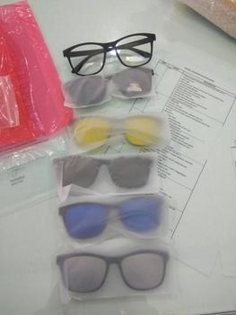 Product Review of Kacamata pria wanita klip on clip on 2201 2215 2218 2256 free 5 lensa from Tokopedia customer review 1