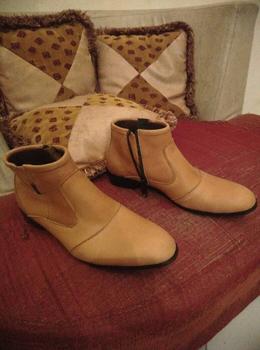 Product Review of Sepatu Pantofel Zipper Tinggi Cevany Original Kulit Sapi Asli from Tokopedia customer review 0