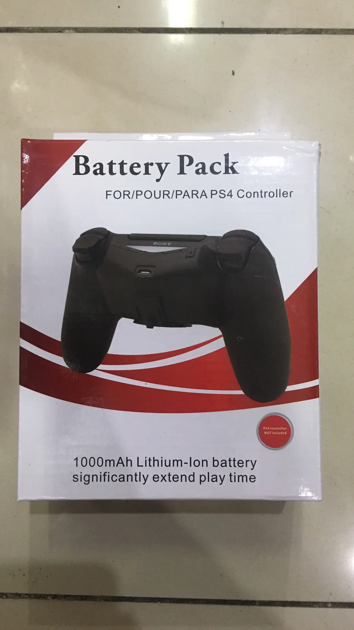 battery pack for ps4 controller 1000mah