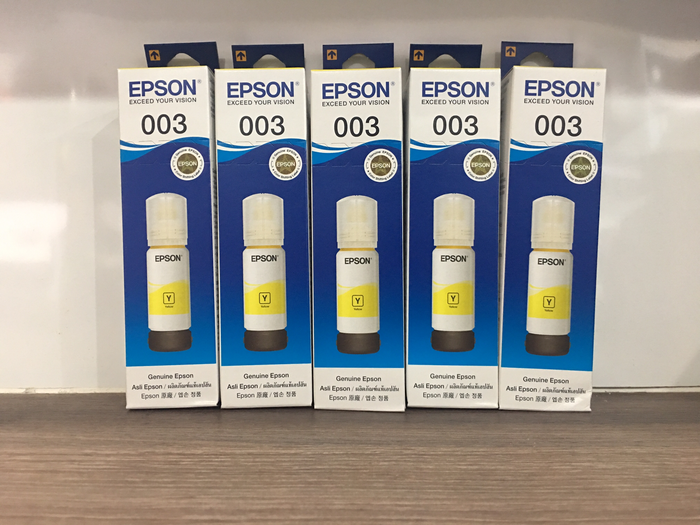Gambar Tinta EPSON 003 Yellow (L3110/L3150) ORIGINAL dari coco technology Kota Tanjung Pinang Tokopedia