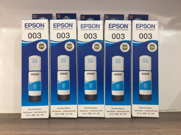Gambar Tinta EPSON 003 Cyan (L3110/L3150) ORIGINAL dari coco technology Kota Tanjung Pinang Tokopedia