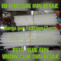 Gambar ISI LEM GLUE GUN BESAR / REFIL GLUE GUN BIG SIZE (Diameter LEM 1,1cm) dari Chayatin Games Kota Administrasi Jakarta Barat 1 Tokopedia