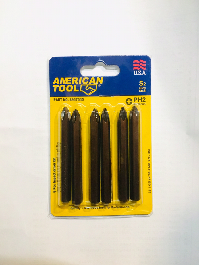 Gambar Mata Obeng Ketok PH2 80mm (+) 6 Pcs AMERICAN TOOL USA ORIGINAL dari ART TECHNIC Kota Administrasi Jakarta Barat Tokopedia