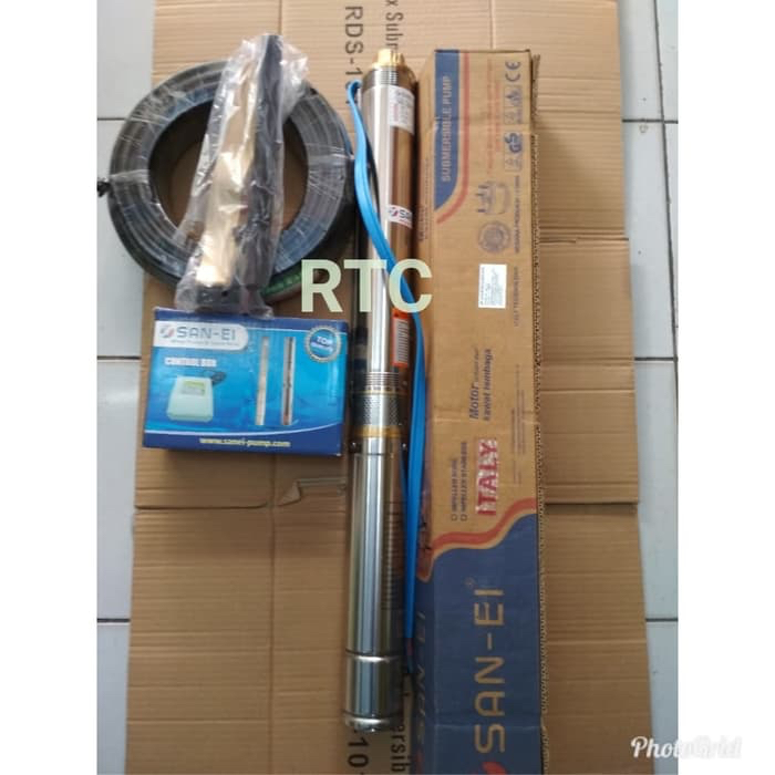 Gambar Pompa Satelit san ei komplit kabel harga promo dari PD.Cemerlang Kota Tangerang Tokopedia