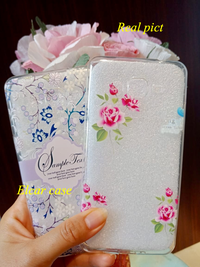 Gambar soft jelly case silikon motif bunga samsung galaxy grand prime g530h dari elcar case Kab. Tangerang 1 Tokopedia