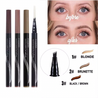 Gambar PHOERA Waterproof Microblading Eyebrow Tattoo Ink Pen ORI - BLACK BROW dari JAMAL-JagoanMalam Kota Administrasi Jakarta Barat 2 Tokopedia
