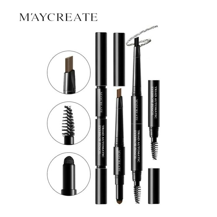 Gambar Pensil alis MAYCREATE 3 in 1 eyebrow dari JAMAL-JagoanMalam Kota Administrasi Jakarta Barat Tokopedia