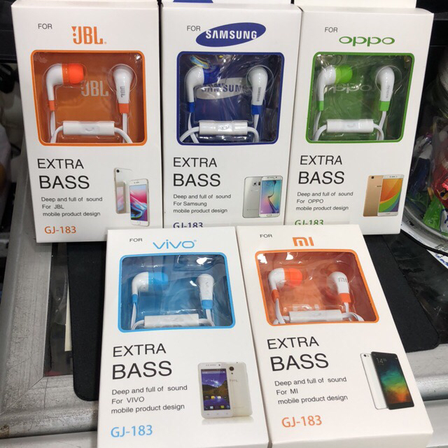 Gambar Headset branded GJ-183 BOSE extra bass high quality dari bintangtop Jakarta Utara Tokopedia