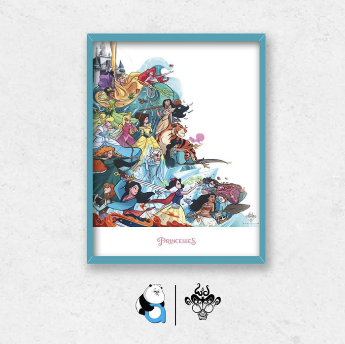 Gambar Poster Princess “ Wreck it Ralph” - A3 dari ApaNa.id Jakarta Utara Tokopedia