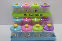 Gambar Tempat Bumbu Plastik Kecil Warna-warni Tantos / Rak bumbu / spice set dari MJHOMEOLSHOP Kab. Tangerang 5 Tokopedia