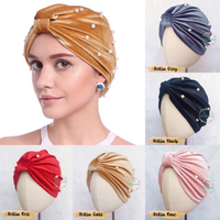 Gambar Turban Instan Dewasa velvet beludru dari Sikumont Kab. Bogor 3 Tokopedia