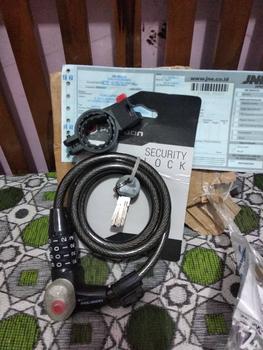 Product Review of Kunci Sepeda Polygon With Key Number & Light from Tokopedia customer review 0