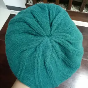 Topi barret wool rajut