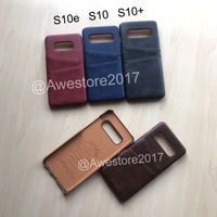Gambar Leather Case Card Casing Kulit S10 S10+ S10e Lite S9 S9+ Note 8 9 Plus dari Awestore2017 Kota Tangerang 3 Tokopedia