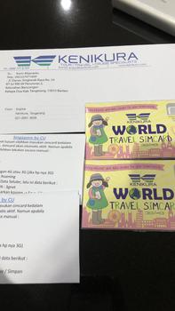 Product Review of Simcard Singapore Malaysia Indonesia Thailand sim card paket data internet Singapura Kenikura from Tokopedia customer review 0