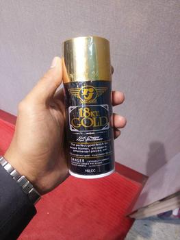 Product Review of Cat Semprot PILOK RJ GOLD CHROME 150ML EMAS SILVER KRUM BRON from Tokopedia customer review 0