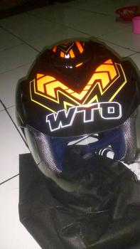 Product Review of Helm Dewasa Double Visor WTO Impressive Spectra Half Face from Tokopedia customer review 1