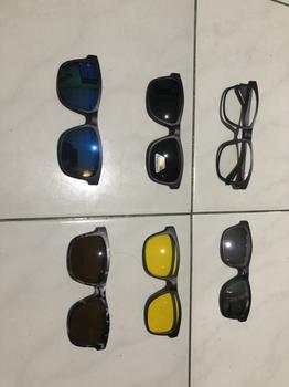 Product Review of Kacamata pria wanita klip on clip on 2201 2215 2218 2256 free 5 lensa from Tokopedia customer review 3