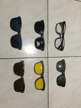 Product Review of Kacamata pria wanita klip on clip on 2201 2215 2218 2256 free 5 lensa from Tokopedia customer review 0