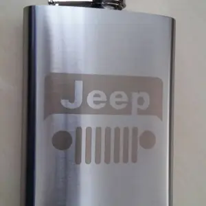 One Two Cups Botol Minum Saku Hip Flask Stainless Steel 201 8oz Klasik Koboy Cowboy Style Vintage - MS351
