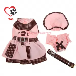 Set pet dress 4 in 1. Baju anjing kucing set