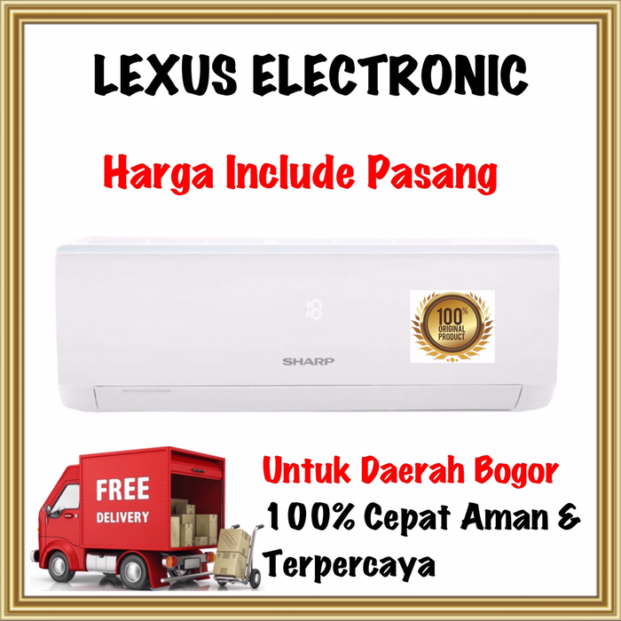 Gambar AC STANDAR AC SHARP SHARP AH-A7UCY 7UCY SHARP AC SHARP 3/4 PK AC 3/4PK dari lexus electronic mall Kota Bogor Tokopedia