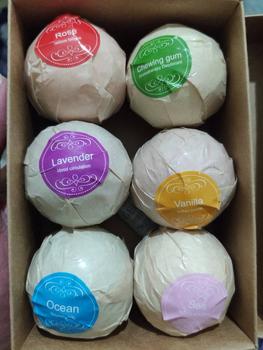 Product Review of Bath Bombs Salt Sabun Mandi Bathtube Bubble Essential Oil 6PCS from Tokopedia customer review 2