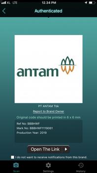 Product Review of Logam Mulia Antam 1 Gr Sertifikat Press from Tokopedia customer review 2